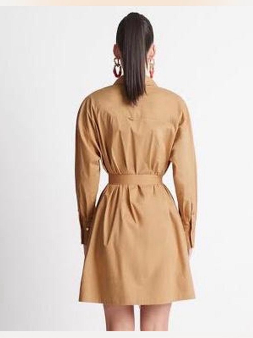 Sheike Camel Belted Dress - Picture 3 of 15